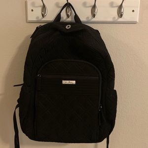 Vera Bradley Black quilted backpack